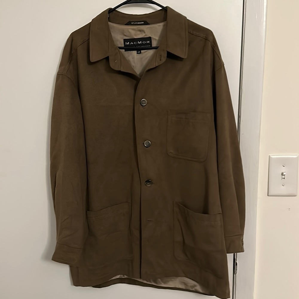 MacMor Private Collection Suede Coat size LG